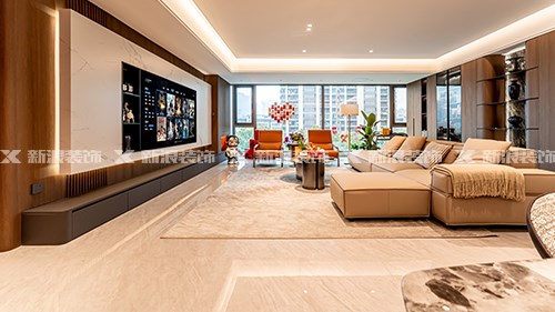 198平意式風(fēng)大平層完工實(shí)景|長(zhǎng)沙全屋整裝