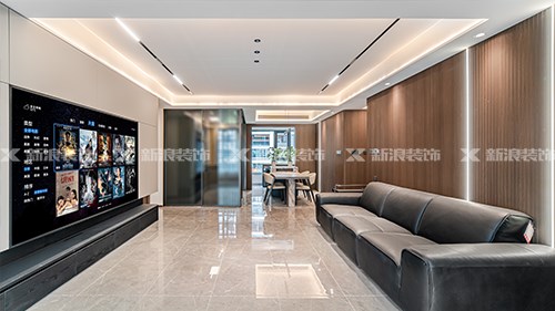 143㎡意式輕奢 12W打造高級(jí)感黑金美學(xué)館|長(zhǎng)沙全屋整裝