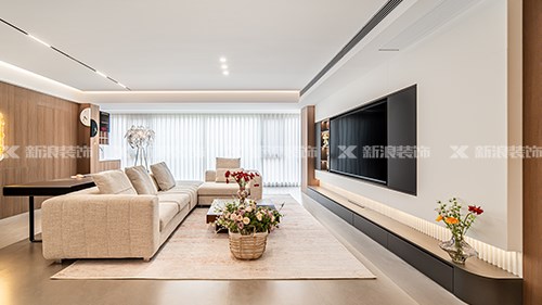 180m²奶油中古的溫柔風，一吹入夢|長沙全屋整裝