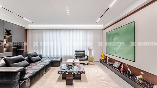 星城天地191㎡意式簡約，餐廚一體靈動設計|長沙全屋整裝